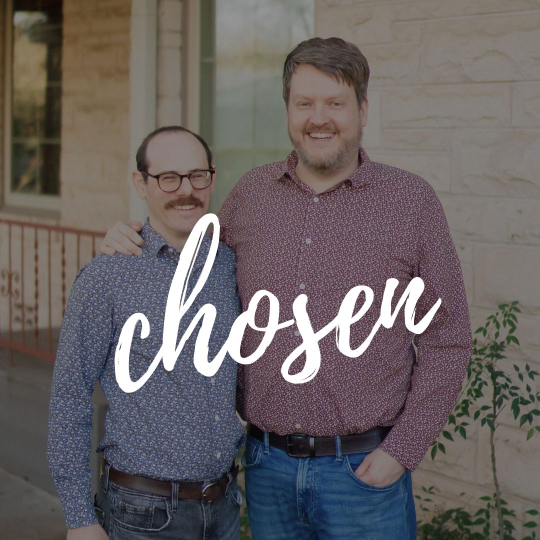 Chosen to Adopt a aby: Ben and Eric, a white gay male couple in Austin